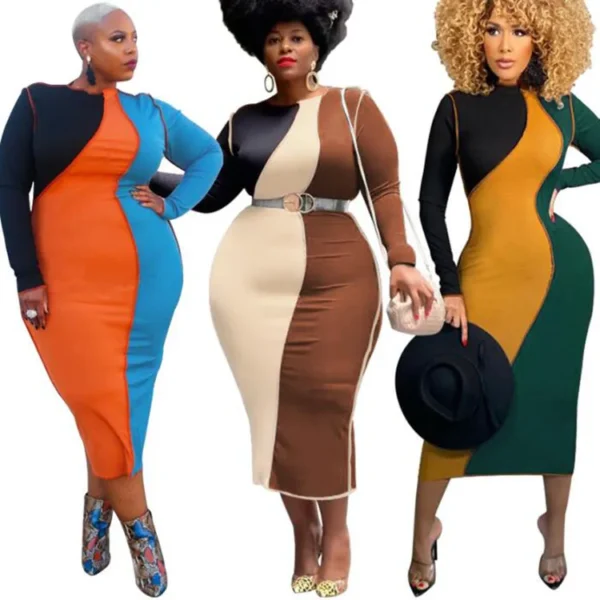 PlusxShe The Splice is Right Dress Plus Size Fashion - Image 6