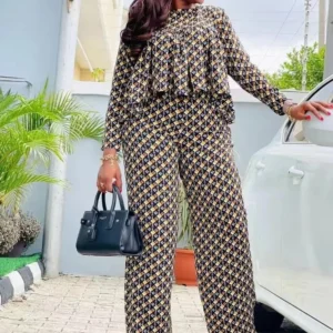PlusxShe Geometric Canvas Set Plus Size Fashion