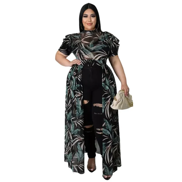PlusxShe Blooming Beauty Blouse Plus Size Fashion - Image 5