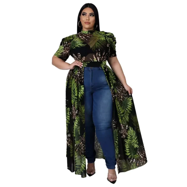 PlusxShe Blooming Beauty Blouse Plus Size Fashion - Image 9