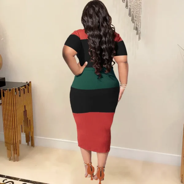 PlusxShe Refined Line Dress Plus Size Fashion - Image 2