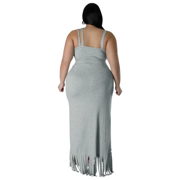 PlusxShe Tassel Twist Set Plus Size Fashion - Image 5