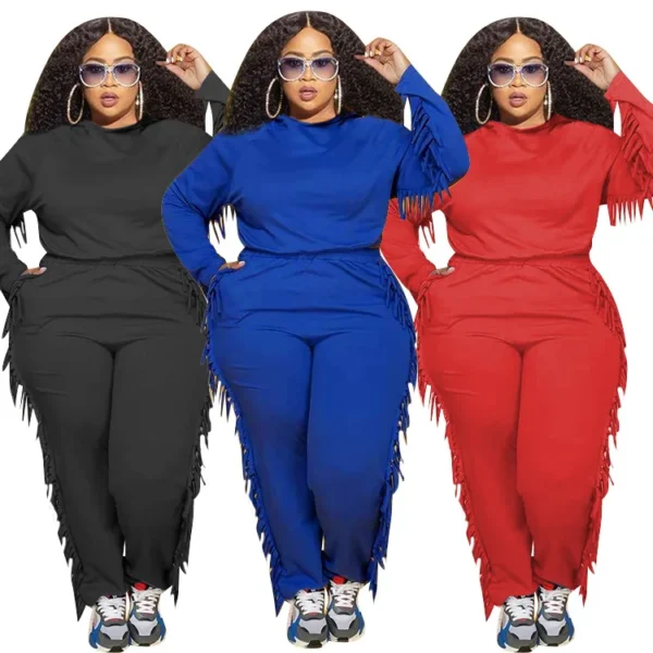 PlusxShe Playful Poly Set Plus Size Fashion - Image 4