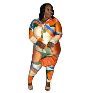 PlusxShe Artistic Expression Set Plus Size Fashion