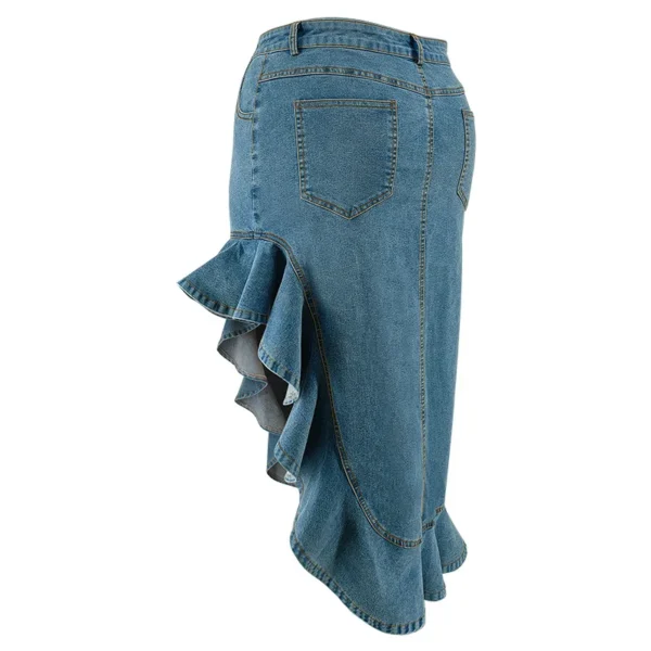 PlusxShe Fringe Allure Skirt Plus Size Fashion - Image 3