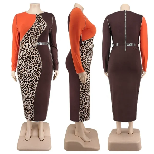 PlusxShe Roaring Romance Dress Plus Size Fashion - Image 4