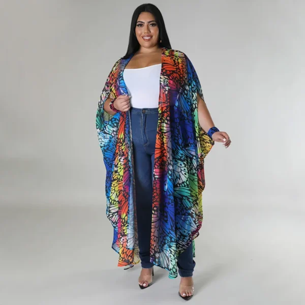 PlusxShe Graceful Gaze Shawl Plus Size Fashion - Image 4