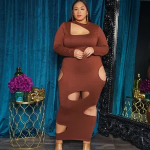 PlusxShe Subtle Suprise Dress Plus Size Fashion