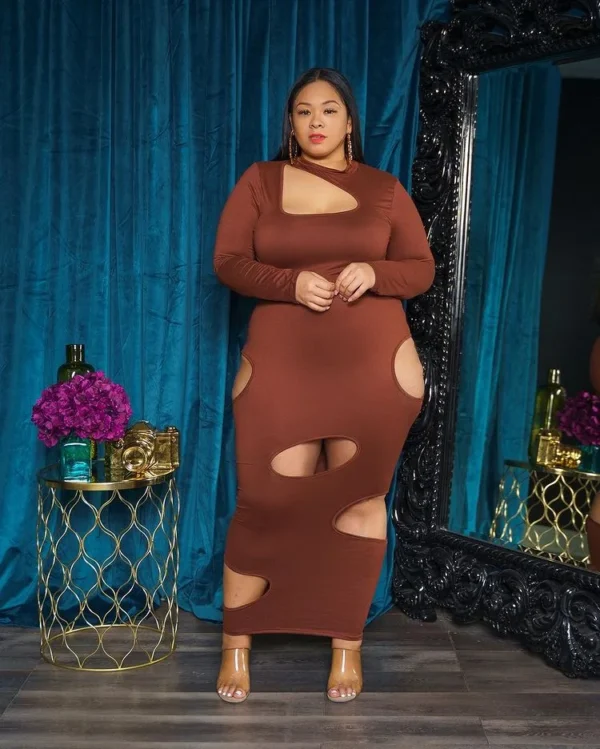 PlusxShe Subtle Suprise Dress Plus Size Fashion