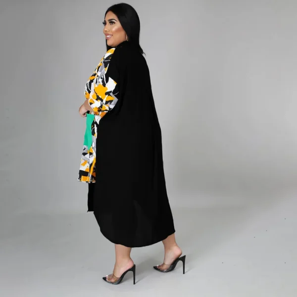 PlusxShe Oversized Blouse Dress Plus Size Fashion - Image 5