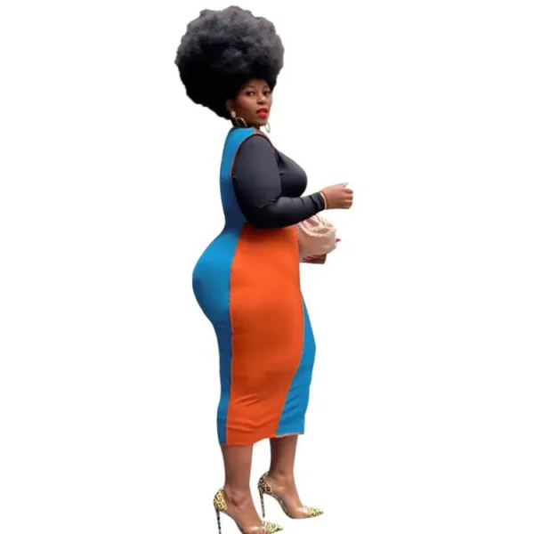 PlusxShe The Splice is Right Dress Plus Size Fashion - Image 4