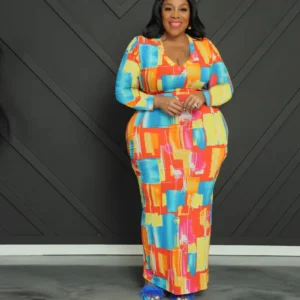 PlusxShe Color Pop Dress Plus Size Fashion