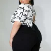 PlusxShe Cropped and Coded Top Plus Size Fashion - Image 4