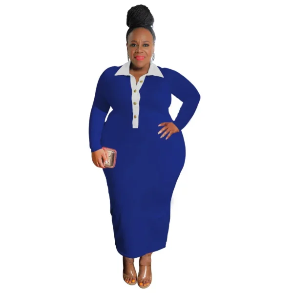 PlusxShe Minimalist Dress Plus Size Fashion - Image 3