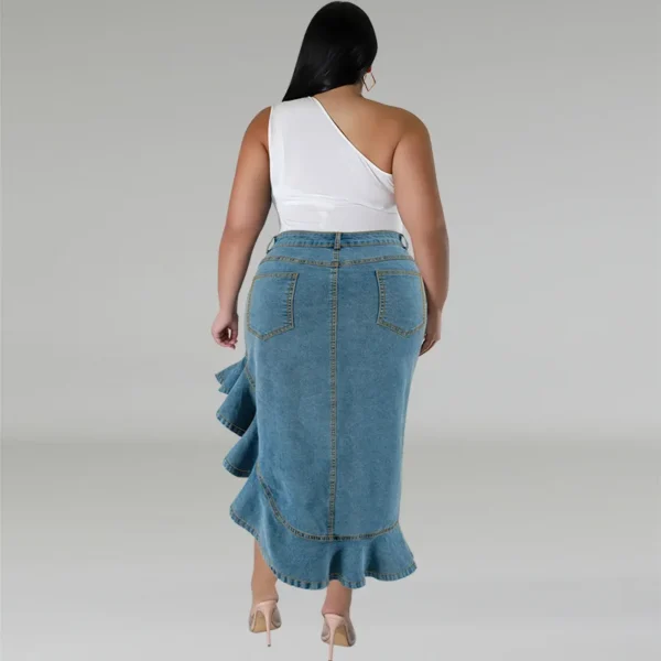 PlusxShe Fringe Allure Skirt Plus Size Fashion - Image 5
