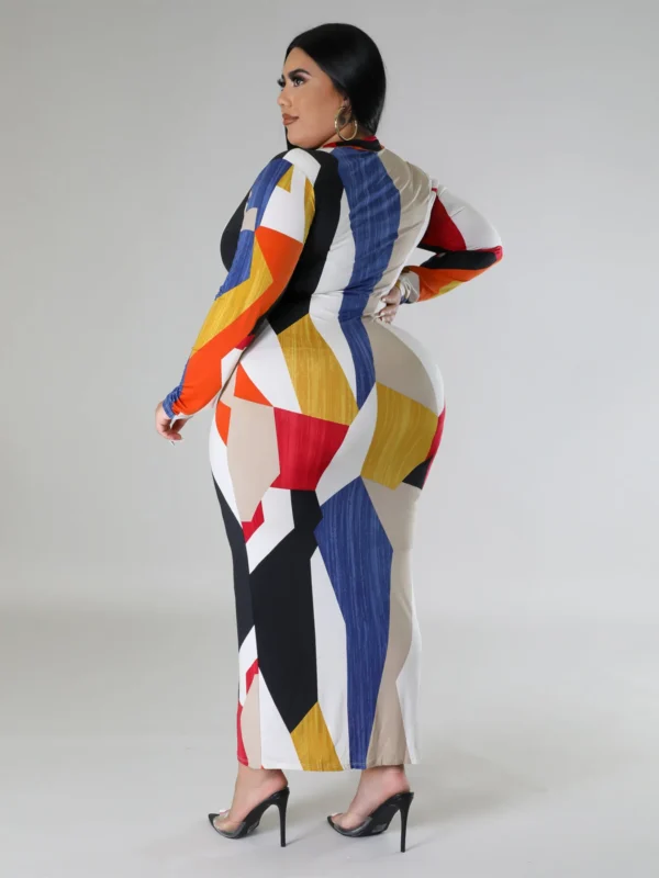 PlusxShe Moody Dress Plus Size Fashion - Image 3