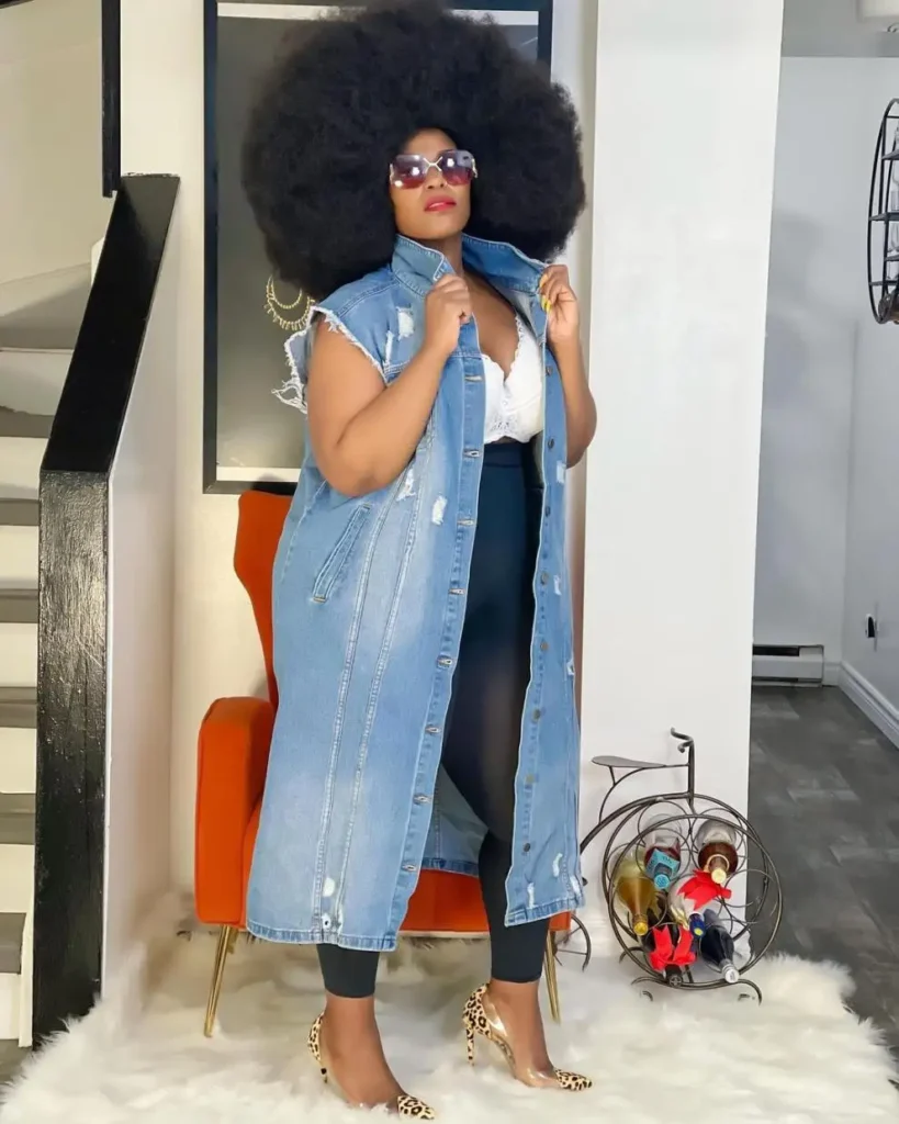PlusxShe Jean Cutoff Classic Plus Size Fashion