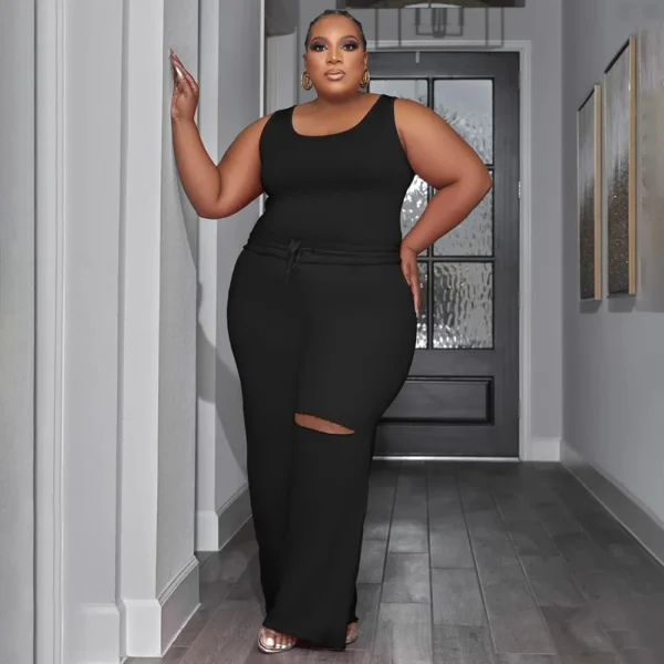 PlusxShe Tanked and Tailored Set Plus Size Fashion - Image 3