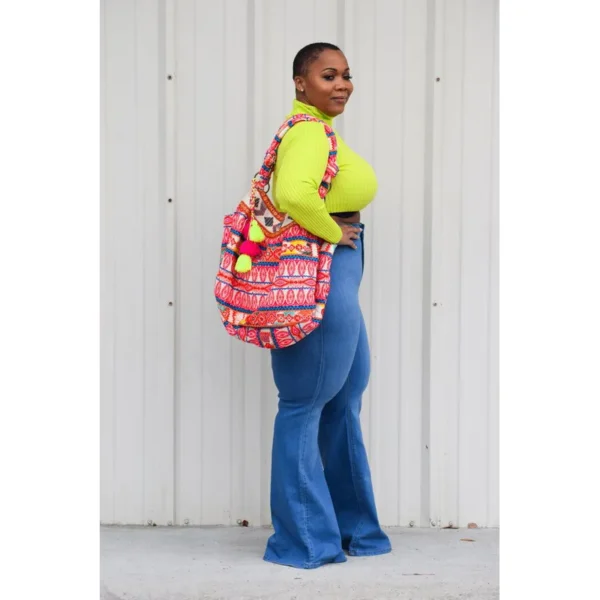 PlusxShe Flare and Flow Jeans Plus Size Fashion - Image 2