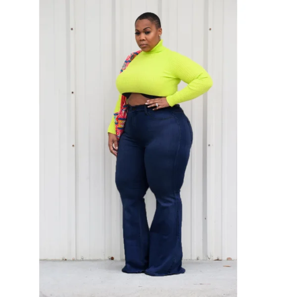 PlusxShe Flare and Flow Jeans Plus Size Fashion