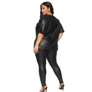 PlusxShe Edgy Luxe Set Plus Size Fashion