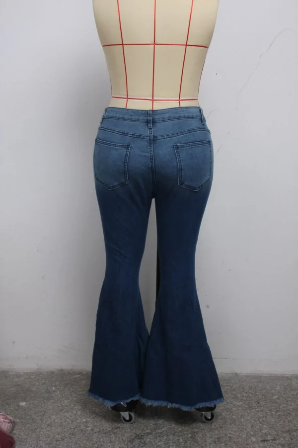 PlusxShe Ripped and Retro Jeans Plus Size Fashion - Image 4