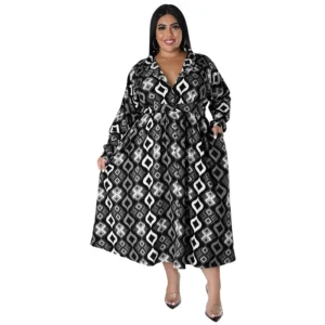 PlusxShe Soft Edge Dress Plus Size Fashion