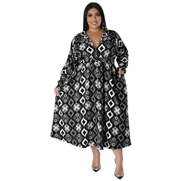 PlusxShe Soft Edge Dress Plus Size Fashion