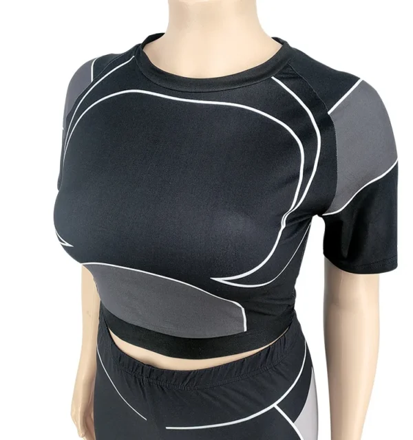 PlusxShe Sporty Chic Set Plus Size Fashion - Image 3