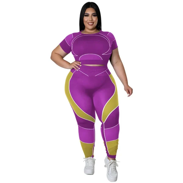 PlusxShe Sporty Chic Set Plus Size Fashion - Image 7