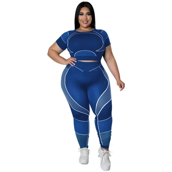 PlusxShe Sporty Chic Set Plus Size Fashion - Image 6