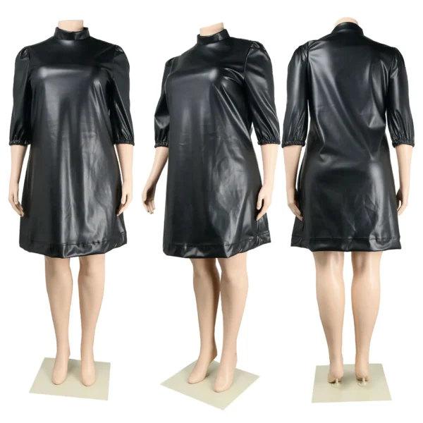 PlusxShe Faux Real Dress Plus Size Fashion - Image 5