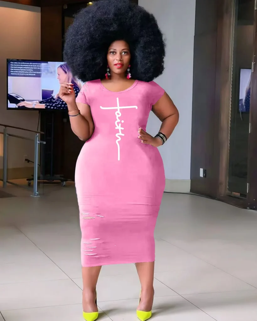 PlusxShe Faithing It Dress Plus Size Fashion