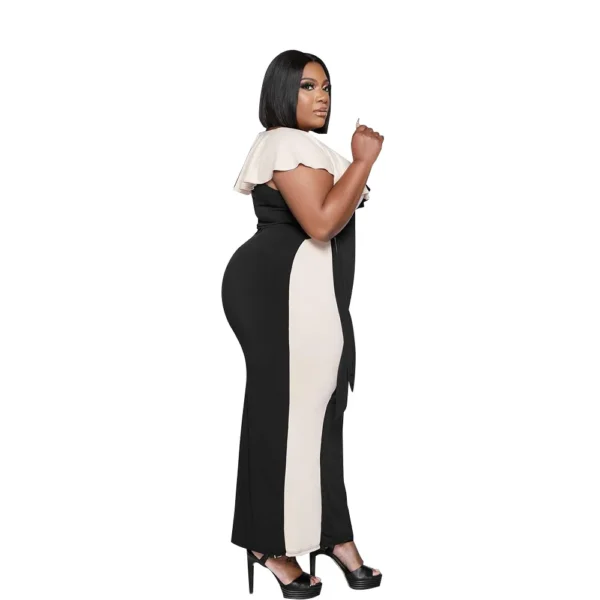 PlusxShe Midnight Bloom Dress Plus Size Fashion - Image 3