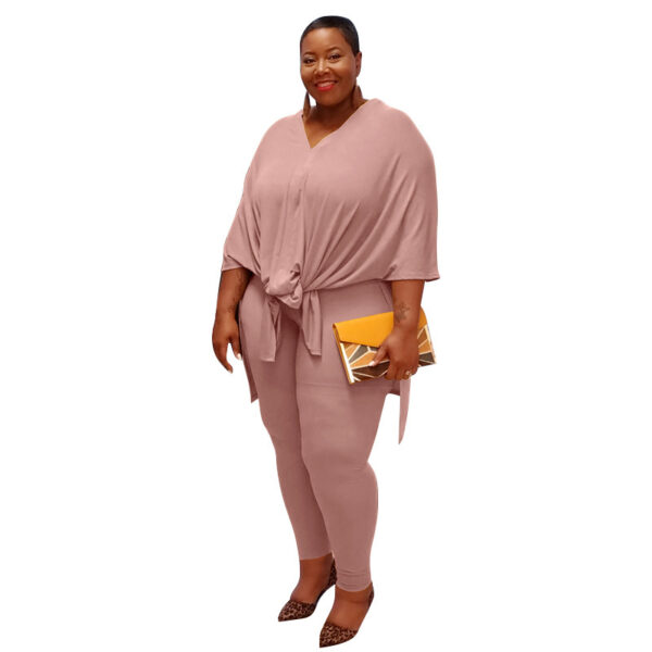 PlusxShe Pure Ease Set Plus Size Fashion - Image 4