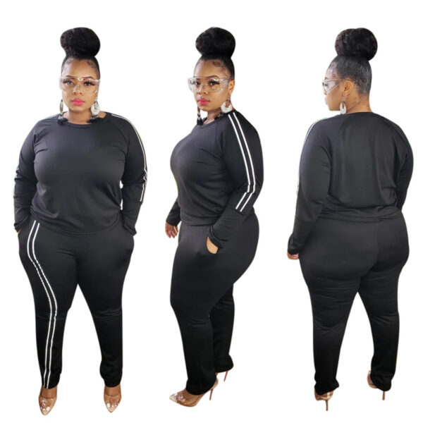 PlusxShe Sporty Chic Set Plus Size Fashion - Image 3