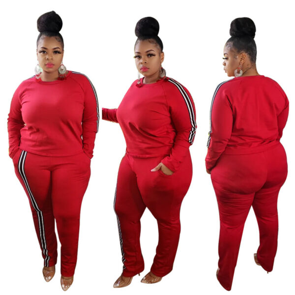 PlusxShe Sporty Chic Set Plus Size Fashion - Image 4