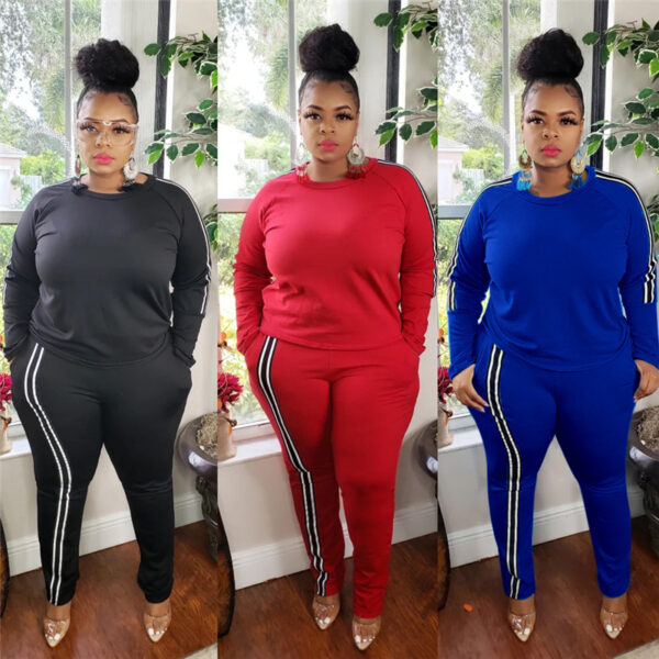 PlusxShe Sporty Chic Set Plus Size Fashion - Image 2