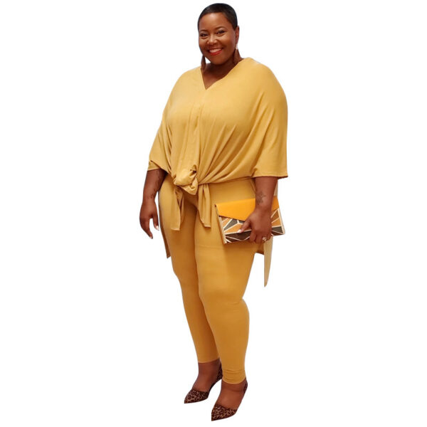 PlusxShe Pure Ease Set Plus Size Fashion - Image 3