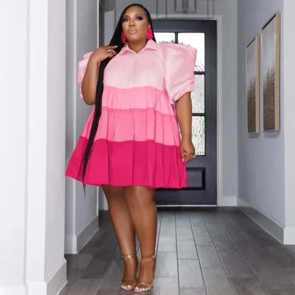 PlusxShe Harmony Hues Dress Plus Size Fashion - Image 3