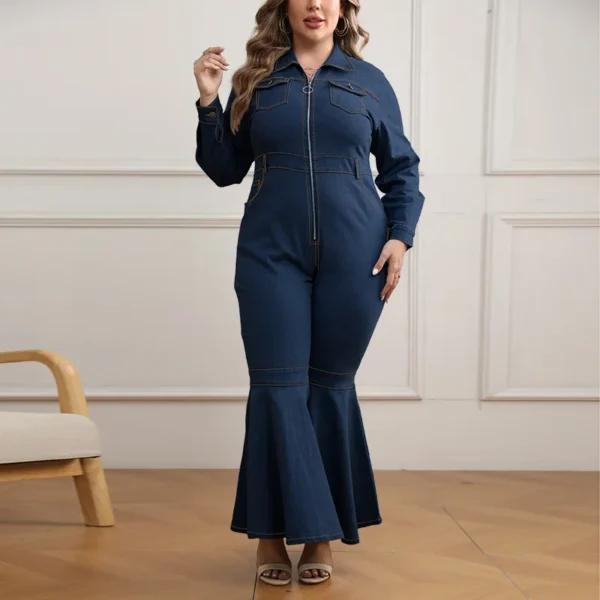 PlusxShe The Valentina Jumpsuit Plus Size Fashion - Image 4