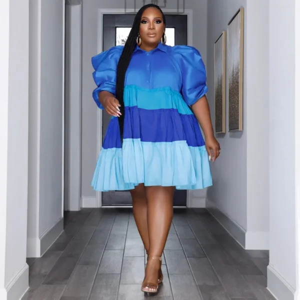 PlusxShe Harmony Hues Dress Plus Size Fashion