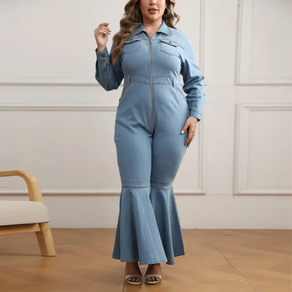 PlusxShe The Valentina Jumpsuit Plus Size Fashion - Image 2