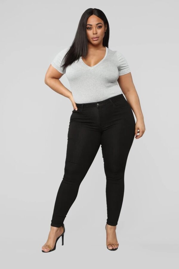 PlusxShe Flex Jeans Plus Size Fashion - Image 2