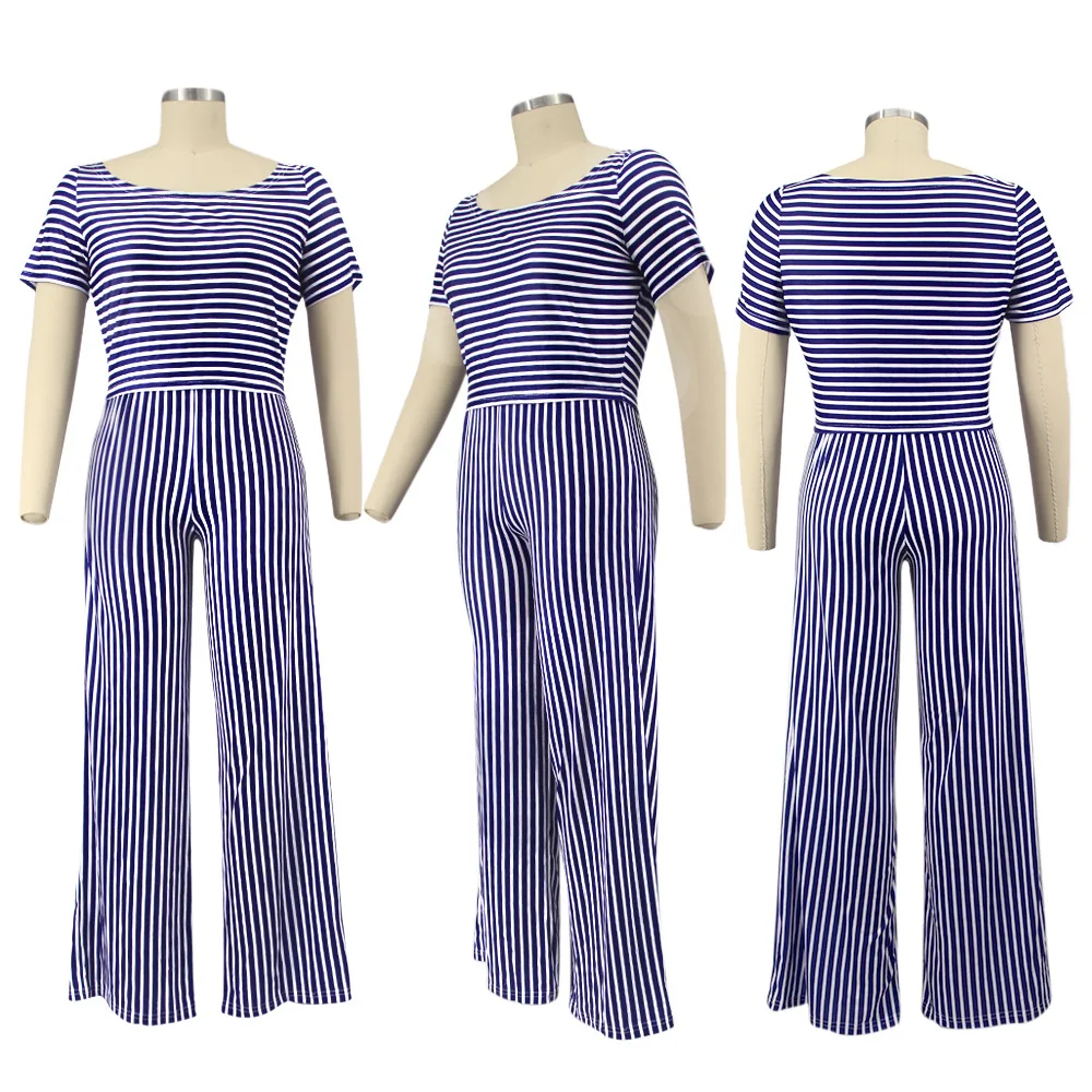 PlusxShe Stripe Set Plus Size Fashion - Image 2