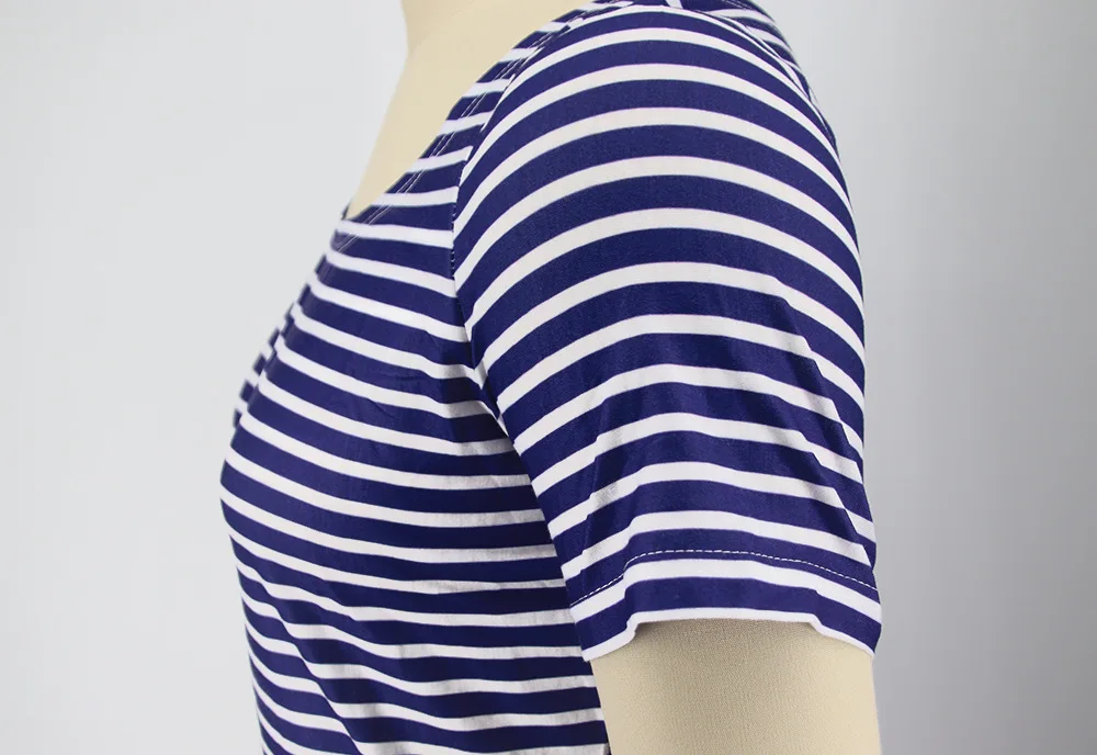 PlusxShe Stripe Set Plus Size Fashion - Image 4